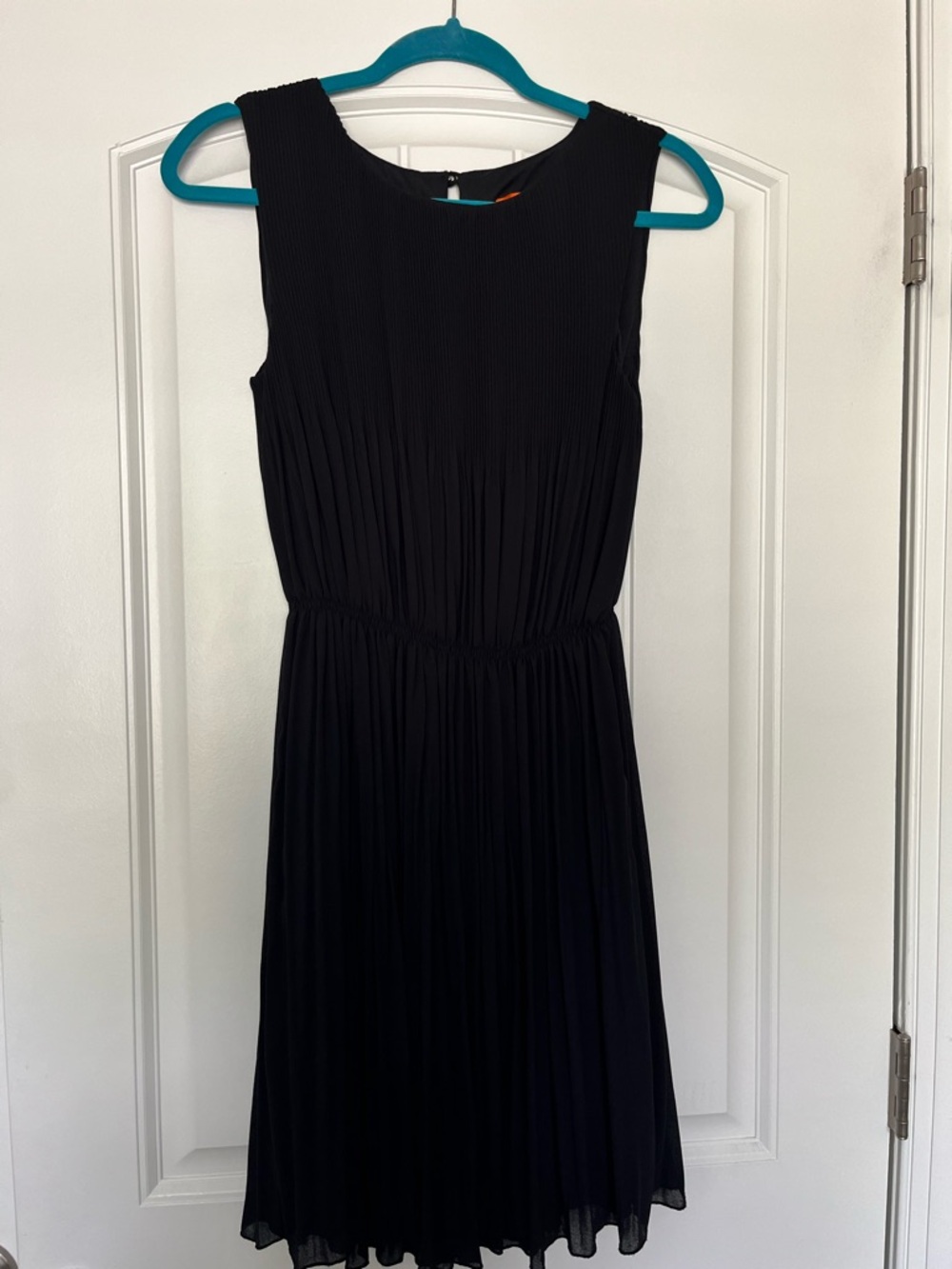 Joe Fressh Black Pleated Sleeveless Dress